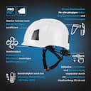 PRO FIT 156612, Pro Cap D!-Rock Safety Helmet, image 4