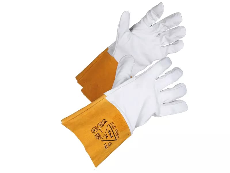 Hand1A 1420, Soft Welder Leather Gloves, image 1