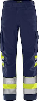 Fristads 134271-171, Green High Vis Trousers Class 1 2668 GPLU, image 1