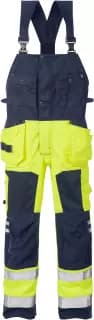 Fristads 101018-171, High Vis Craftsmen's Bib Overall Class 2 1014 PLU, image 1