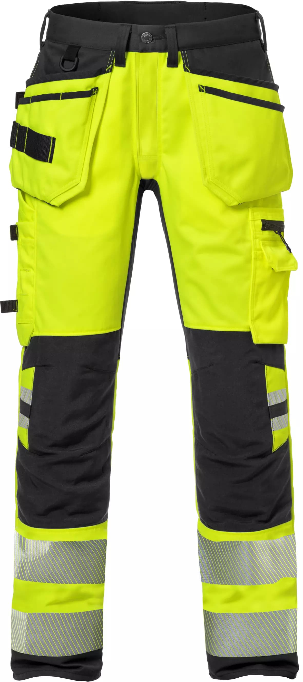 Fristads 127734-196, High Vis Craftsman Stretch Trousers Class 2 2707 PLU, image 1