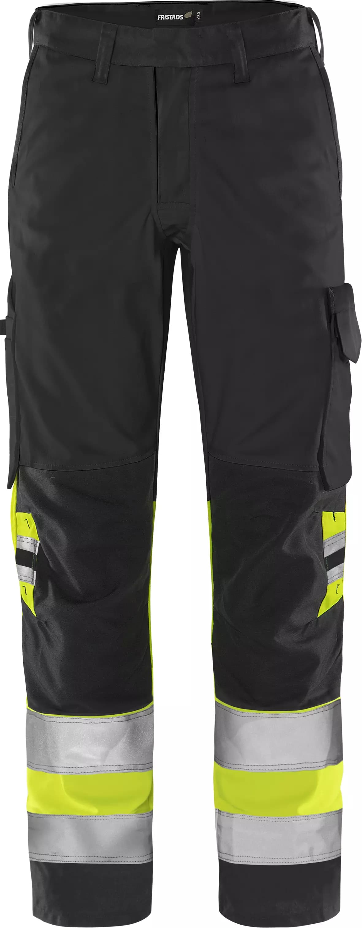 Fristads 134238-196, Green High Vis Trousers Class 1 2649 GPLU, image 1