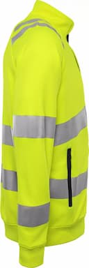 Fristads 301024-130, High Vis Sweatjacket Class 3 7863 GPSW, image 4
