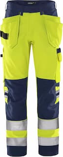 Fristads 131981-171, Green High Vis Craftsman Trousers Class 2 2641 GPLU, image 1