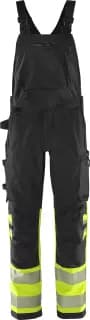 Fristads 134244-196, Green High Vis Stretch Latzhose Klasse 1 1032 GSTP, image 1