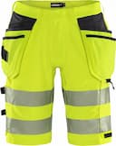 Fristads 134191-196, Green High Vis Craftsman Stretch Shorts Class 2 2646 GSTP, image 1