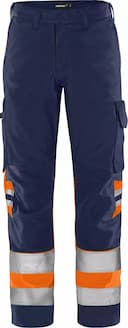 Fristads 134238-271, Green High Vis Trousers Class 1 2649 GPLU, image 1