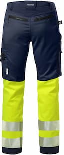Fristads 127731-171, High Vis Stretch Pants Class 1 2705 PLU, image 2