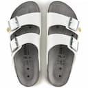 Birkenstock 89418, Arizona ESD BF Narrow Occupational Sandals, White, image 2