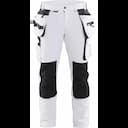 Blåkläder 107916451098, 4-Wege-Stretch Malerhose, Weiß/Dunkelgrau, image 1
