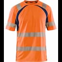 Blåkläder 339710135389, High Vis UV Schutz T-Shirt, Orange/Marineblau, image 1