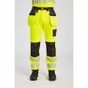 Portwest T501YBR, PW3 Hi-Vis Holster Pocket Work Trousers, Yellow/Black, image 5