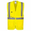 Portwest C357YER, Hi-Vis Tablet Pocket Executive Vest, Yellow, image 1