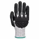 Portwest A723G8R, TPV Impact Cut Glove, Grey/Black, image 1