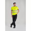 Portwest T181YBR, PW3 Hi-Vis Cotton Comfort T-Shirt S/S, Yellow/Black, image 7