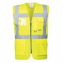 Portwest S476YER, Berlin Hi-Vis Executive Vest, Yellow, image 2