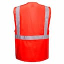 Portwest S476RER, Berlin Hi-Vis Executive Vest, Red, image 1