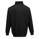 Portwest B309BKR, Sorrento Zip Neck Sweatshirt, Black, image 2