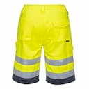 Portwest L043YNR, Hi-Vis Lightweight Polycotton Shorts, Yellow/Navy, image 2