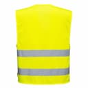 Portwest C374YER, Hi-Vis Mesh Two Band Vest, Yellow, image 2