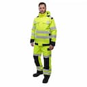 Portwest MV70YNR, Modaflame Rain Multi Norm Arc Jacket, Yellow/Navy, image 1