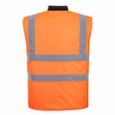 Portwest S469ORR, Hi-Vis Reversible Bodywarmer, Orange, image 2