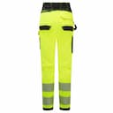 Portwest PW385YBR, PW3 Hi-Vis Women's Stretch Work Trousers, Yellow/Black, image 2