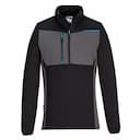 Portwest T755BKR, WX3 Half Zip Tech Fleece, Black, image 1