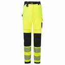 Portwest PW385YBR, PW3 Hi-Vis Women's Stretch Work Trousers, Yellow/Black, image 1