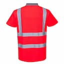 Portwest S477RER, Hi-Vis Polo Shirt S/S, Red, image 2