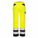 Portwest PW241YBR, PW2 Hi-Vis Service Trousers, Yellow/Black, image 1