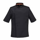 Portwest C738BKR, Chef's MeshAir Pro Jacket S/S, Black, image 1