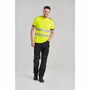 Portwest T181YBR, PW3 Hi-Vis Cotton Comfort T-Shirt S/S, Yellow/Black, image 3