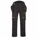 Portwest T706BKR, WX3 Eco Stretch Holster Trousers, Black, image 1
