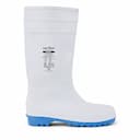 Portwest FW95WHR, Wellington Steel PVC S5 FO, White, image 1