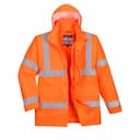 Portwest S468ORR, Hi-Vis 4-in-1 Traffic Jacket, Orange, image 1