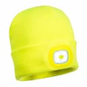 Portwest B028BKR, Rechargeable Twin LED Beanie, Black, image 5
