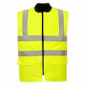 Portwest S469YER, Hi-Vis Reversible Bodywarmer, Yellow, image 3