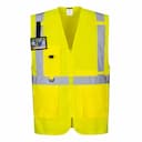 Portwest C357YER, Hi-Vis Tablet Pocket Executive Vest, Yellow, image 3