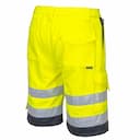 Portwest L043YNR, Hi-Vis Lightweight Polycotton Shorts, Yellow/Navy, image 3