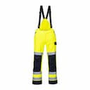 Portwest MV71YNR, Modaflame Rain Multi Norm Arc Trousers, Yellow/Navy, image 1
