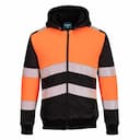 Portwest PW377OBR, PW3 Winter-Kapuzenjacke Klasse 1 mit Reißverschluss, Orange/Schwarz, image 1