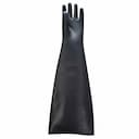 Portwest A803BKR, Kraftig latexgummi skyddshandske 600mm, svart, image 2