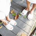 Hygostar 55528, Grip Open Slippers, Polyester, White, image 5
