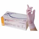 Nitras Medical 8304, GLAMOUR WAVE nitriiliset kertakäyttökäsineet, vaaleanpunainen, image 1