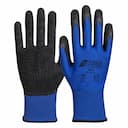 NITRAS 3521, Nylon Gloves, Blue, image 1