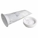 NITRAS 421500, Disposable Spit Bag with Sealing Ring, White, image 1
