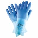 NITRAS 1611, BLUE POWER GRIP Chemical Protective Gloves, Blue, image 1