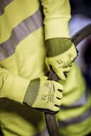 NITRAS 3525, NYLOTEX SOFT HV Nylonkäsineet, neonkeltaiset, image 2