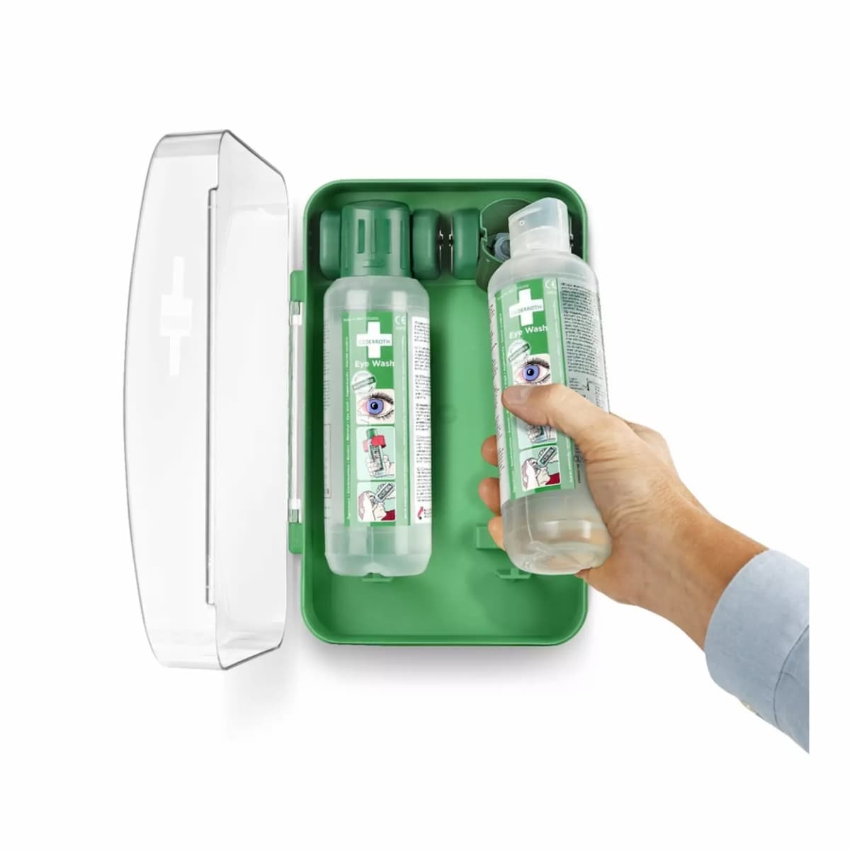 Cederroth C51011040, Eye Wash Station 2x500ml, image 1